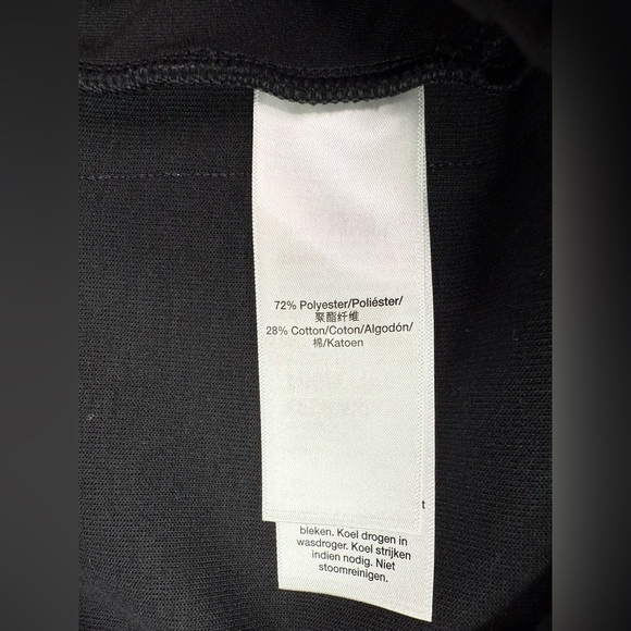 DKNY Casual Mid Rise Black Logo Joggers Sweatpants Striped Size Large - Picture 4 of 8